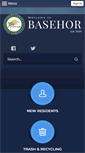Mobile Screenshot of cityofbasehor.org